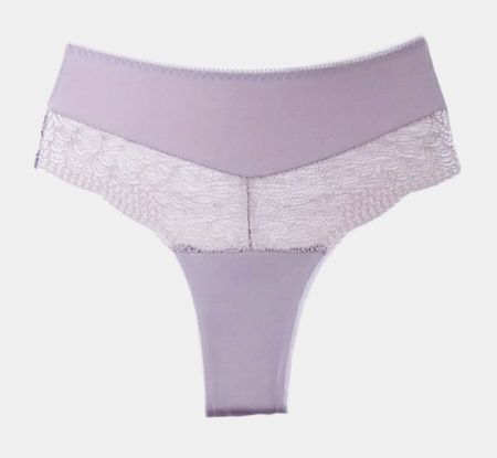 Luxury brazilian briefs in natural color Shiny