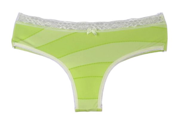 Low waist brazilian briefs Spring green