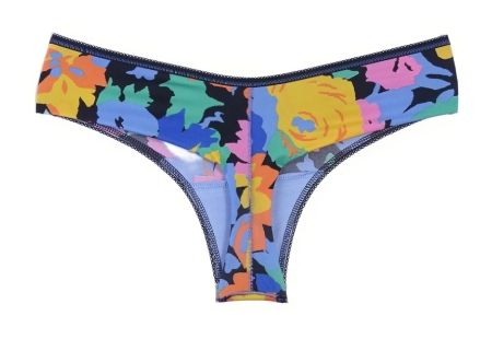 Colorful low waist brazilian briefs Rainbow