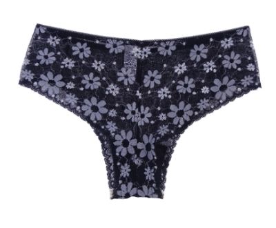 Lace brazilian briefs Kylie flower