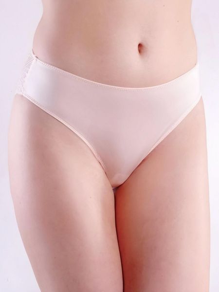 Luxurious women's panties Vanilla shine and lace