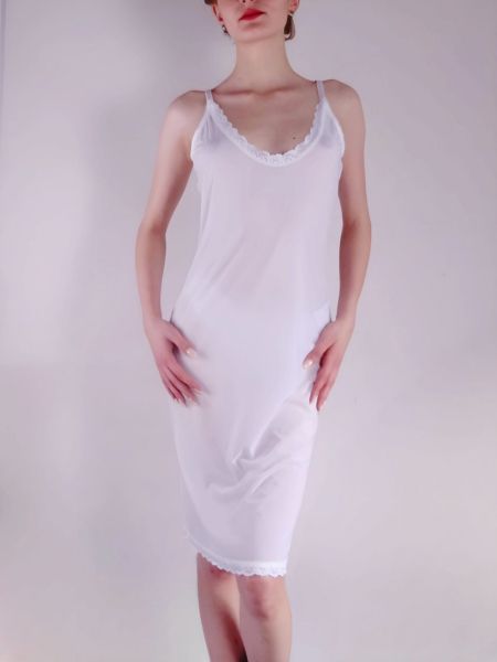 White dress lining Retro