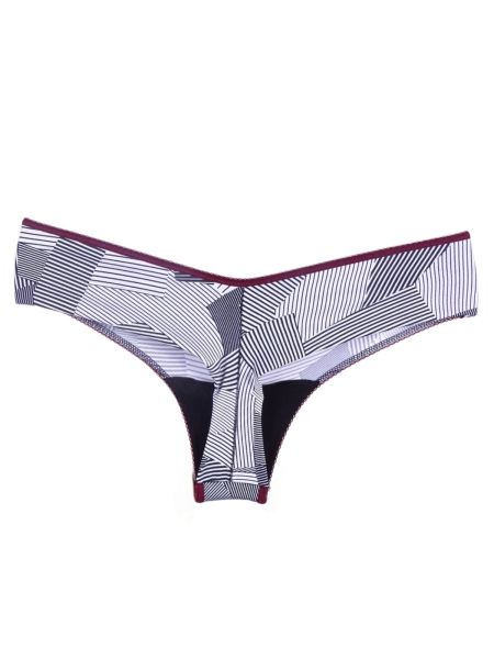 Low waist brazilian briefs  Black and white