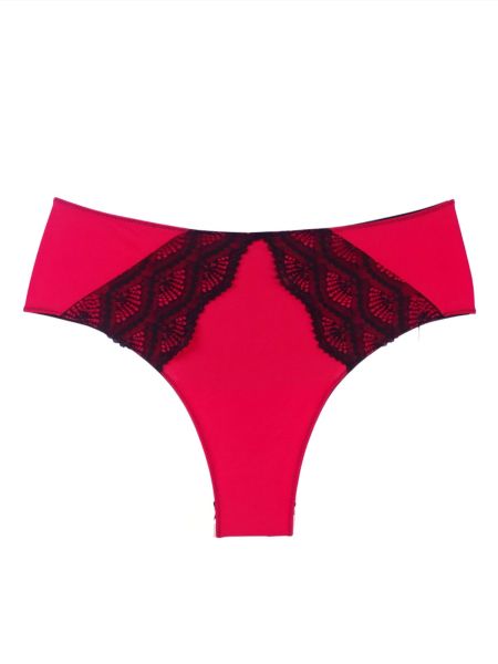 Luxurious sexy two-tone bras Red and black