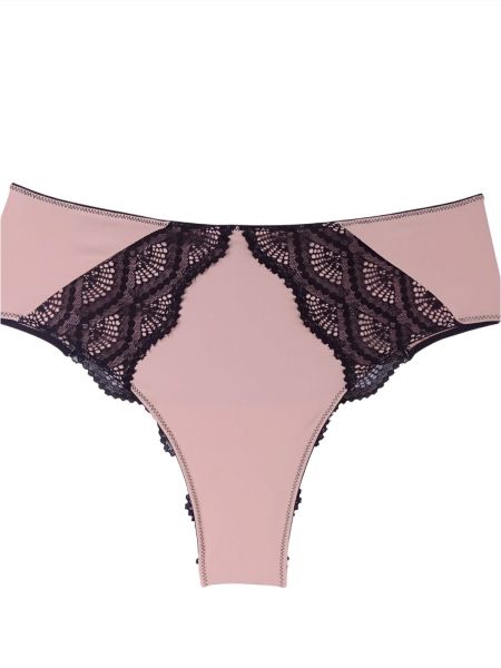 Luxury women's brazilian brieefs Beige and black