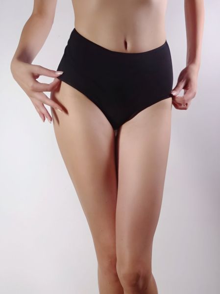 High-waisted cotton bikini Cotton comfort