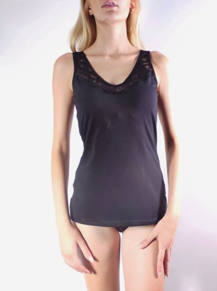 Women's cotton and lace corsage  Cotton comfort and lace