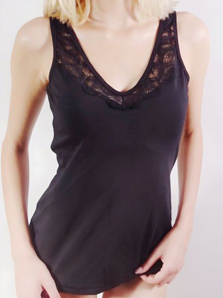 Women's cotton and lace corsage  Cotton comfort and lace