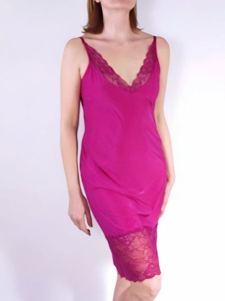 Луксозна нощница комбинезон с дантела Favorite cherry