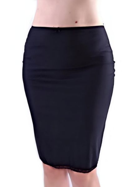 Skirt Slip Black Clear