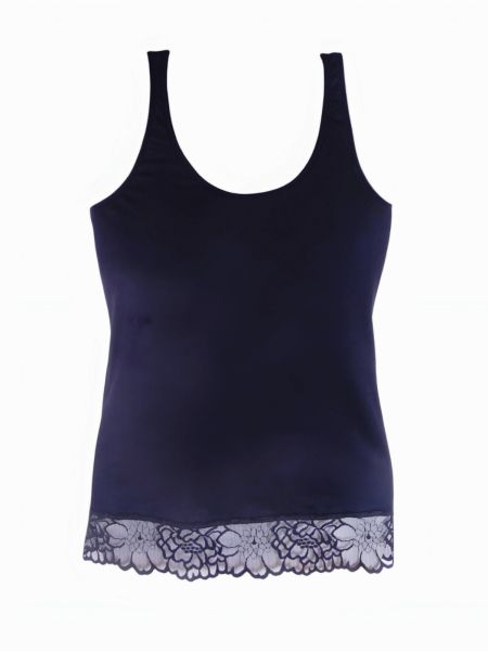  Wide Strap Camisole in Micromodal with Lace Mildy