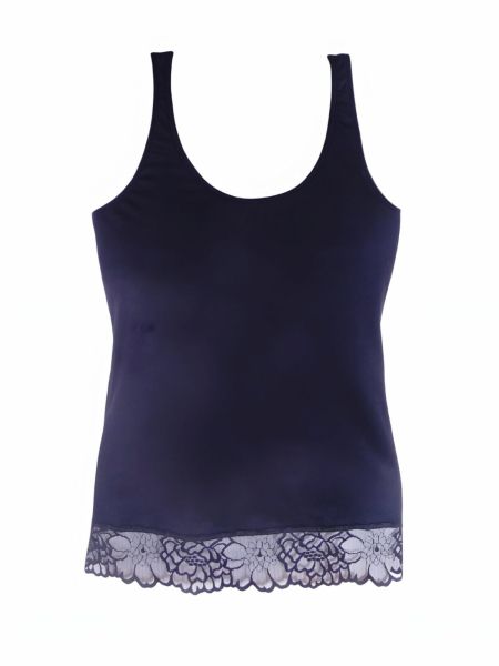  Wide Strap Camisole in Micromodal with Lace Mildy